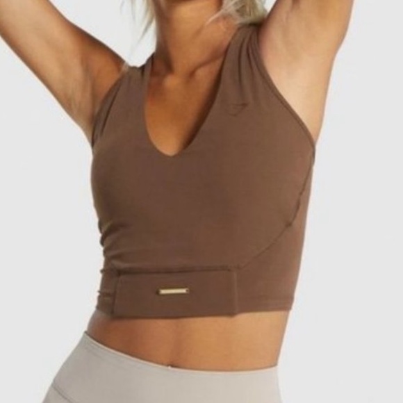 Gym Shark X Whitney Simmons Crop Tank Size Medium NWOT - Picture 5 of 6